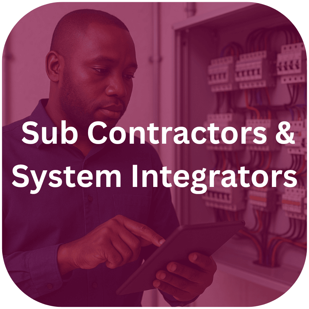 Sub contractors and system integrators