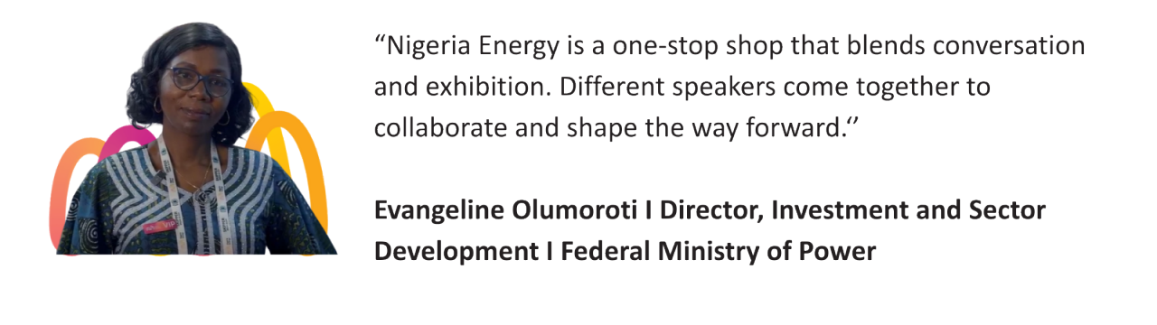 Testimonial from Evangeline Olumoroti, Director at Federal Ministry of Power, featured on Nigeria Energy site