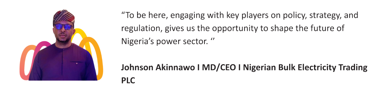 Testimonial from Johnson Akinnawo, MD/CEO of Nigerian Bulk Electricity Trading PLC, at Nigeria Energy