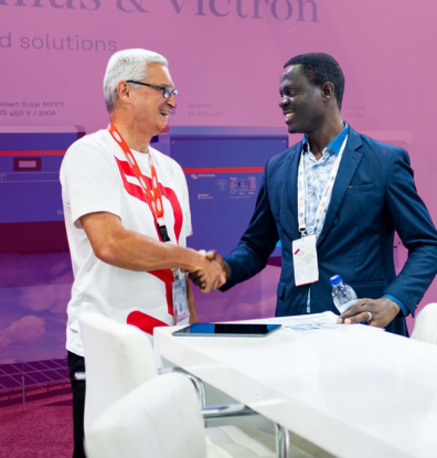 Face to face networking at the Nigeria Energy exhibition
